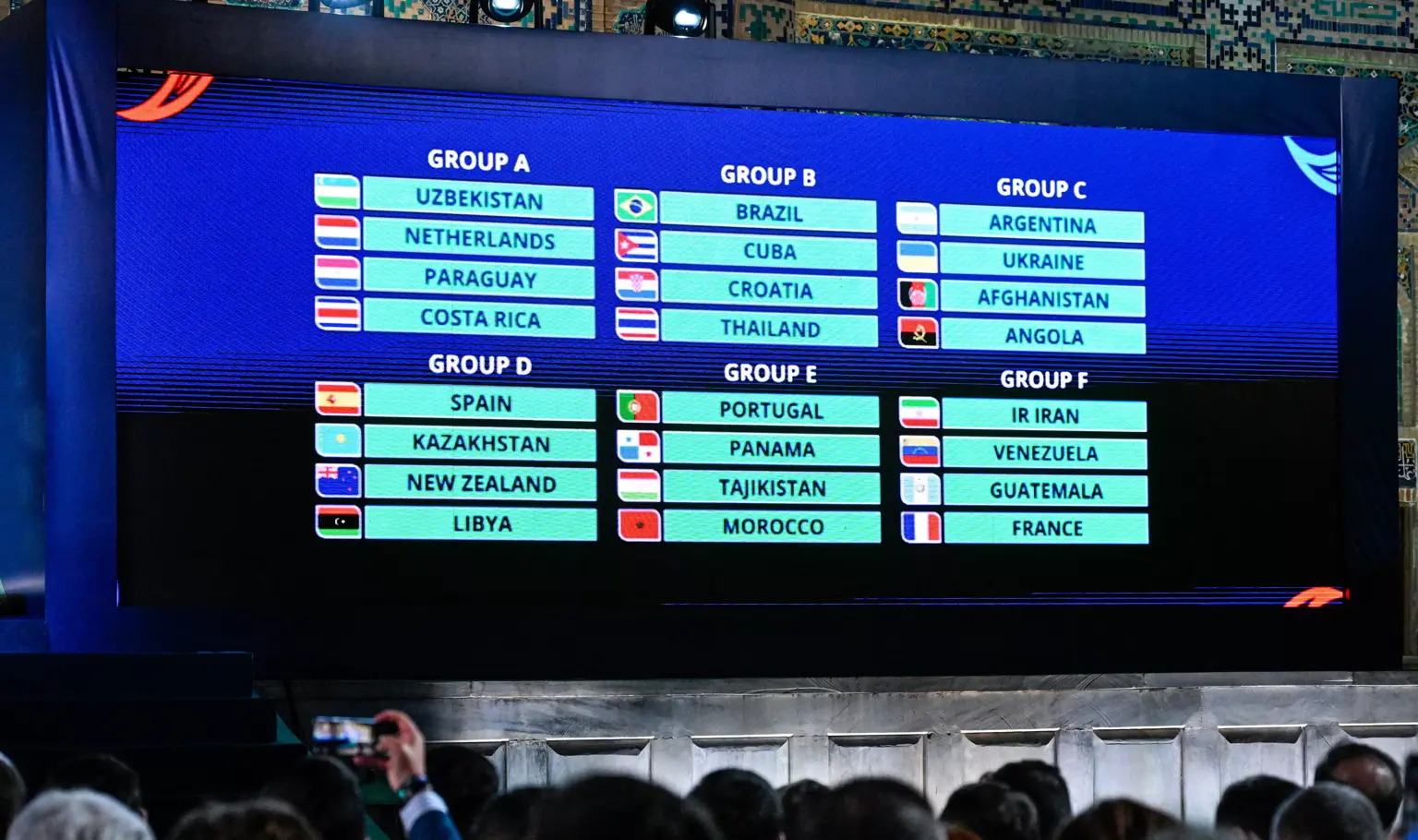 FIFA Futsal World Cup 2024 Draw Team Melli